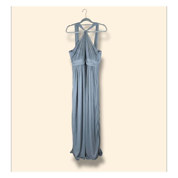 Birdy Grey Kiko Halter Full Length Maxi Formal Gown Sz XL - Picture 1 of 11